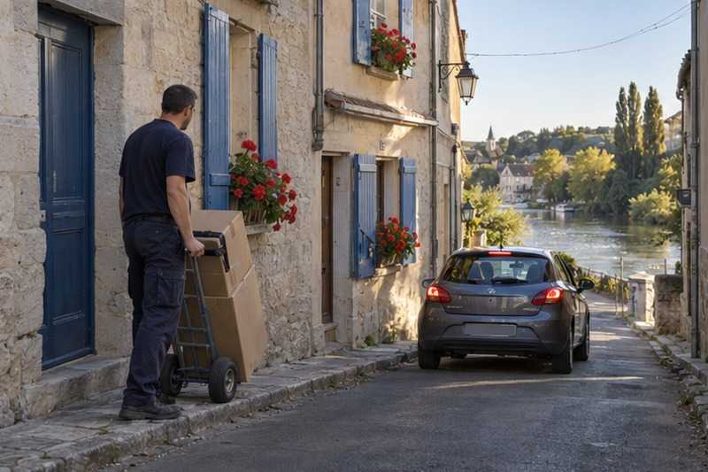 Attente dans une rue à sens unique : chantier Rue Alexandre Dumas
