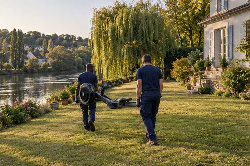 Appareil de sport porté au bord de l’eau : chantier Rue Charles de Gaulle