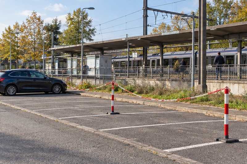 Emplacement libéré près d’une gare : chantier Rue d’Itteville