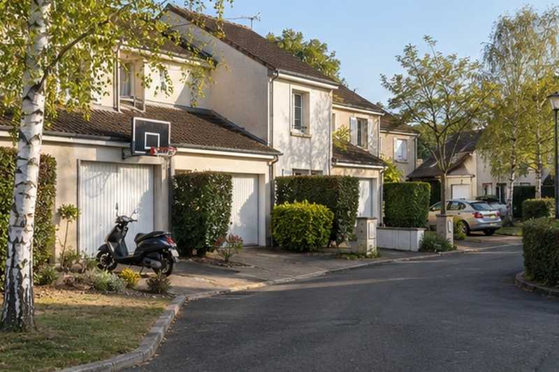 Impasse de maisons jumelées