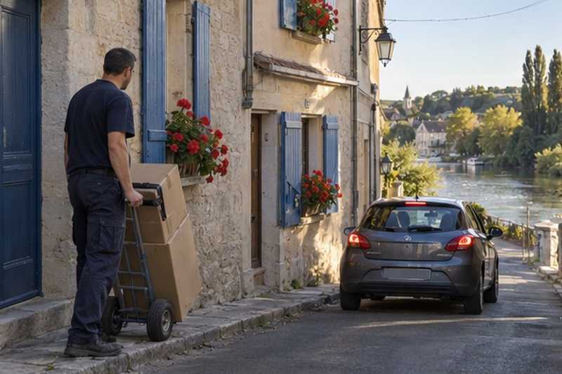 Attente dans une rue à sens unique : chantier Rue Jules Ferry