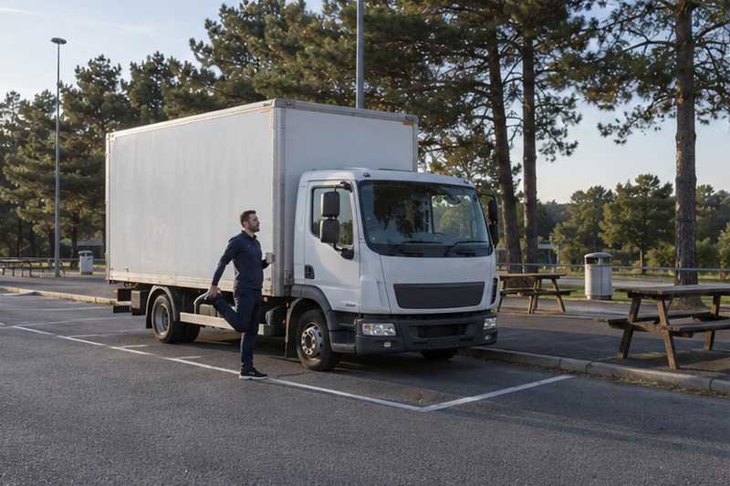 Pause sur une aire d’autoroute