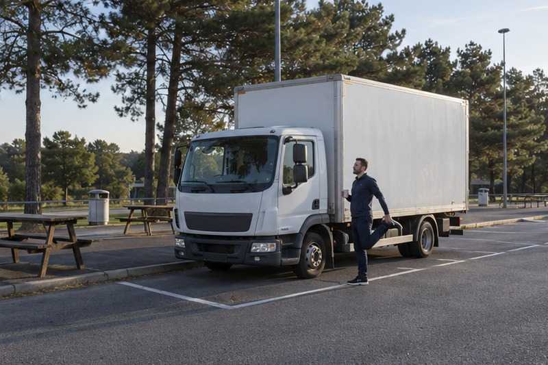 Pause sur une aire d’autoroute
