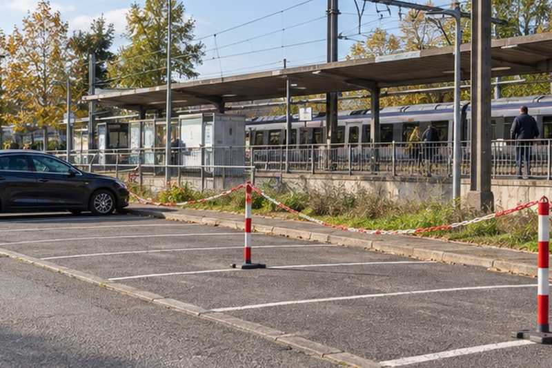Emplacement libéré près d’une gare : chantier Rue de Coupières
