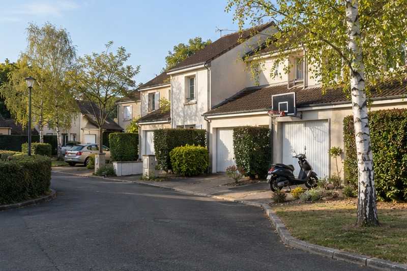 Impasse de maisons jumelées