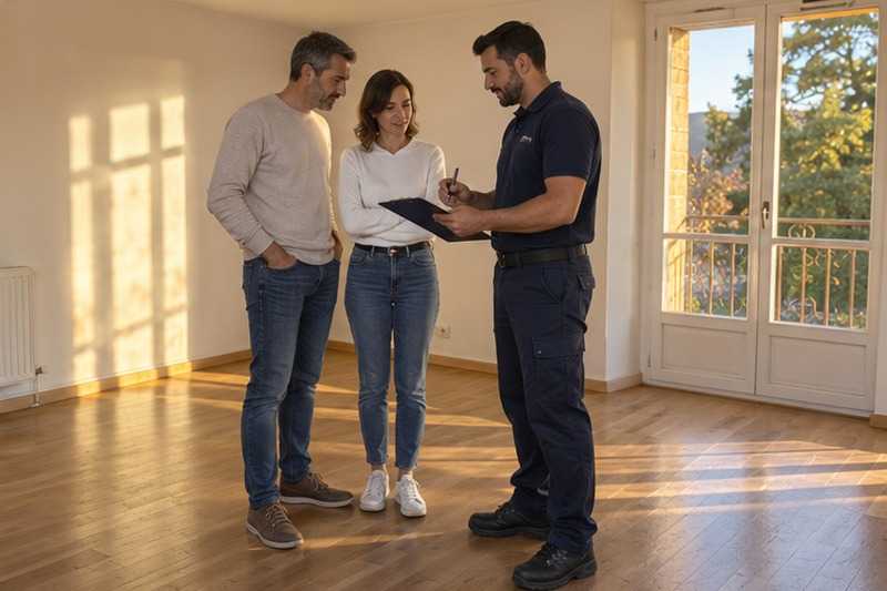 Dernier tour de l’appartement vidé : chantier Chemin du Bac de Ris