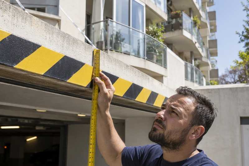 Hauteur de passage vérifiée à l’entrée : chantier Rue de Bel Ebat