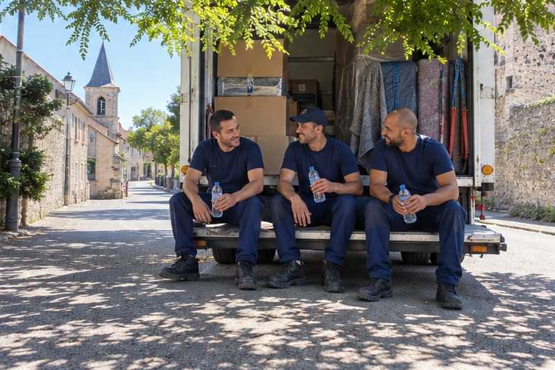Pause courte sur le hayon : chantier Grande Rue