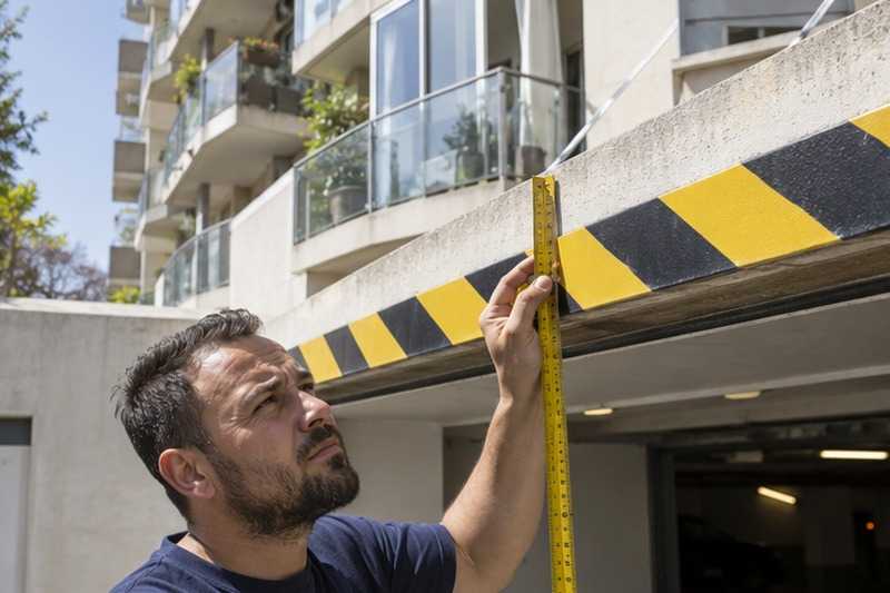 Hauteur de passage vérifiée à l’entrée : chantier Avenue de la Garde