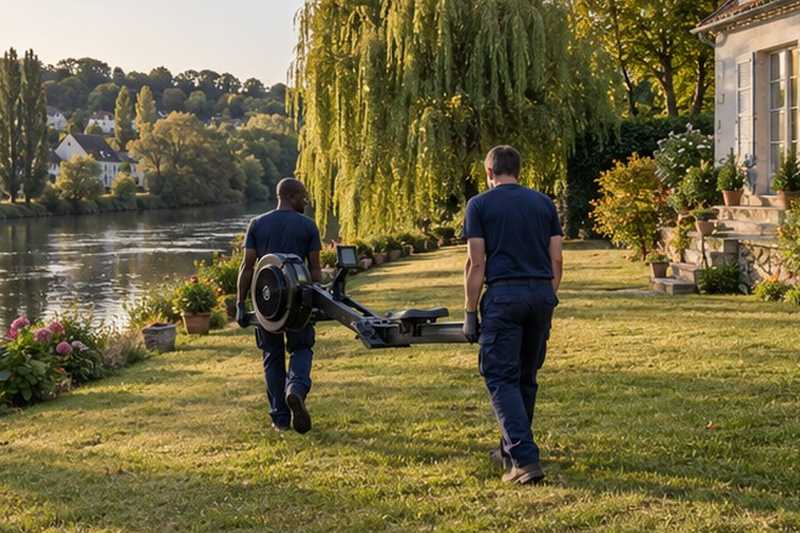 Appareil de sport porté au bord de l’eau : chantier Rue de Grandville