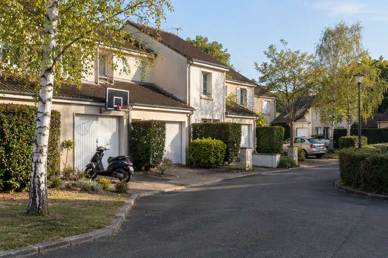 Impasse de maisons jumelées