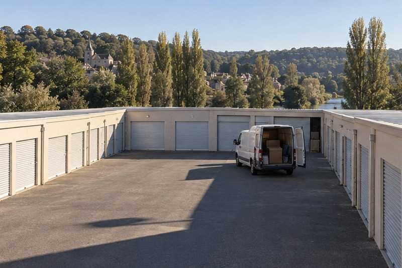 Garde-meuble à accès véhicule : chantier Chemin des Chenaux