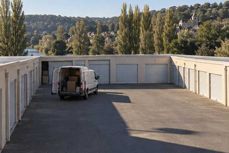 Garde-meuble à accès véhicule, Étampes