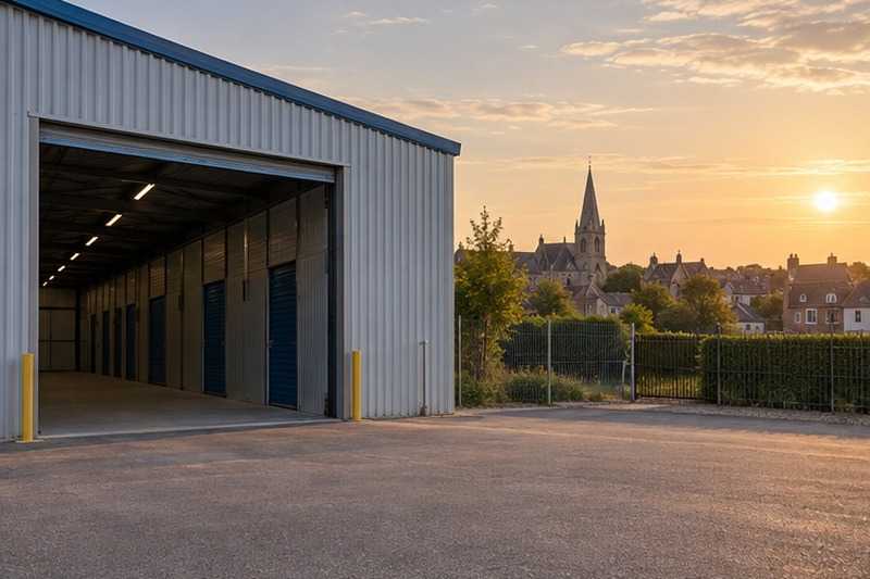 Dépôt à l’entrée d’une petite ville : chantier Square Guillaume Desautels
