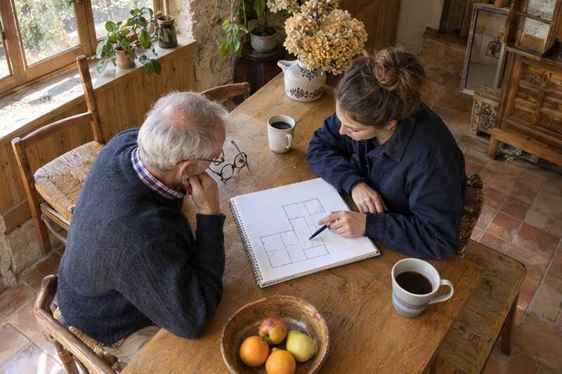 Visite autour de la table