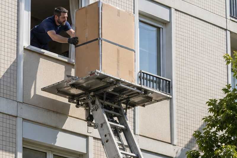 Armoire réceptionnée à une fenêtre, Athis-Mons