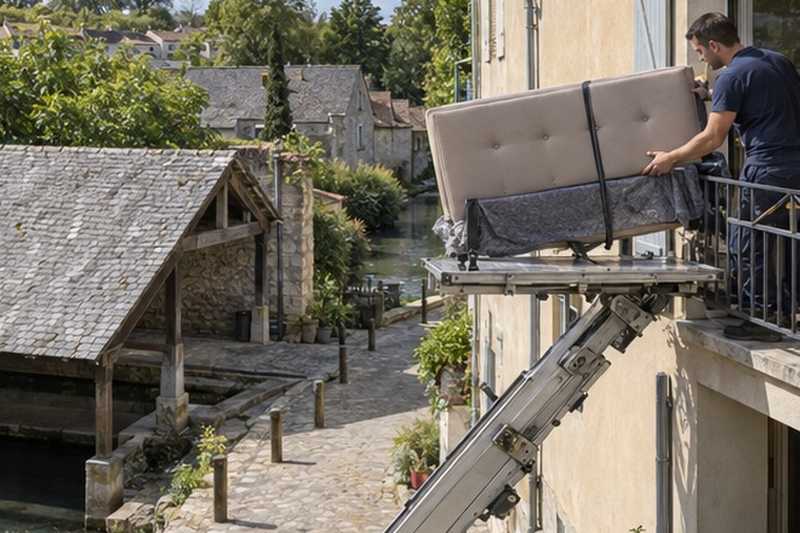Tête de lit réceptionnée à l’étage