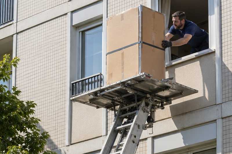 Armoire réceptionnée à une fenêtre